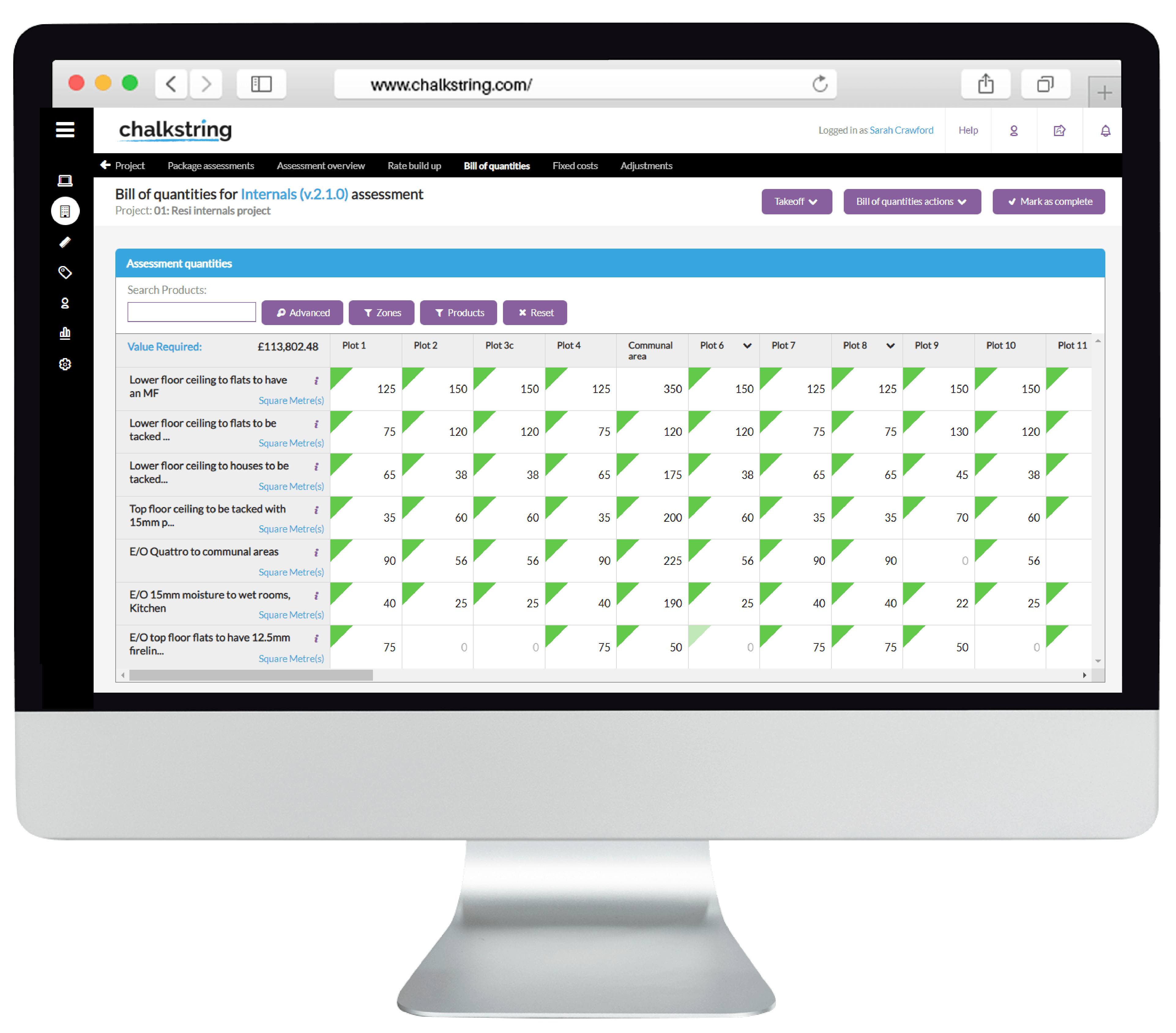 Estimating - Bill of quantities 2